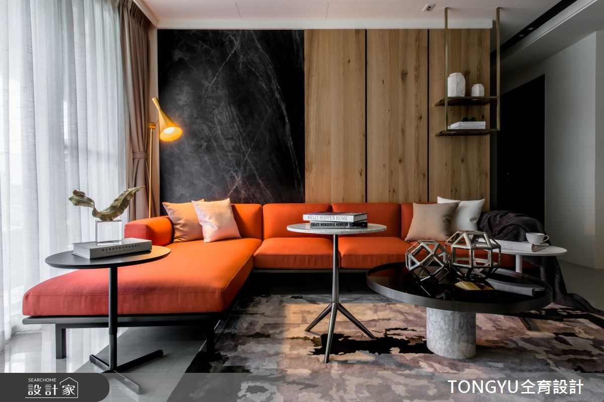 68坪休閒風居宅，設計師引用自然表現手法，並注入摩登